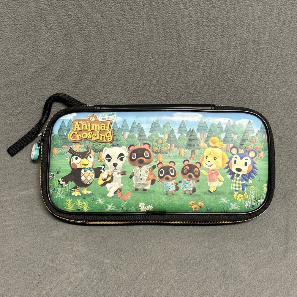 RDS Nintendo Switch Case Animal Crossing New Horizons Black Hard Shell